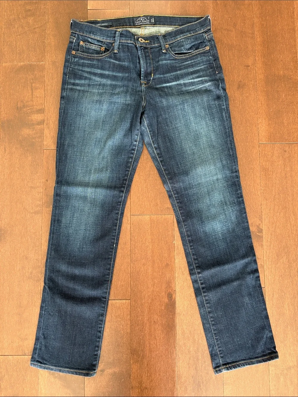 Lucky Brand Women's Dark Blue Straight Leg Jeans